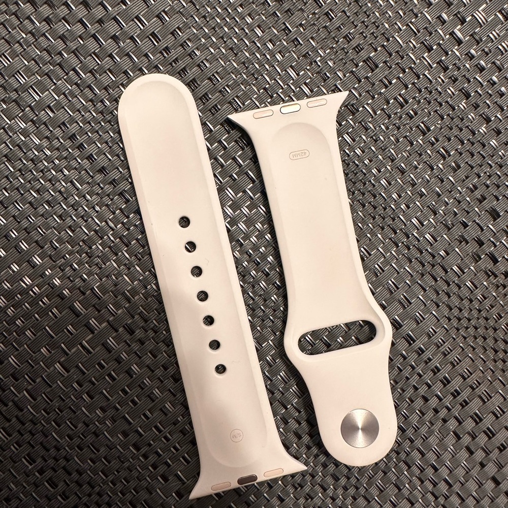 Smartwatch Silicone Band - Cream